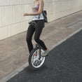 thumbnail image 5 of 16 Inch Outdoor Wheel Unicycle, Height Adjustable Unicycle for Adults Balance Exercise Bicycle w/Aluminum Alloy Rim and Pedals, One Wheel Bike for Indoor Sports Exercises, 5 of 14