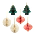 thumbnail image 1 of Naiovety 3 piezas de papel de Navidad, árbol de Navidad, regalo bonito, decoración navideña, decoración del hogar, adornos, decoraciones conjunto de seis piezas, 1 of 6