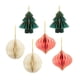 thumbnail image 1 of Kearding 3 unids/set de adornos de árbol de Navidad de papel, colgante, decoración del hogar, regalo de Navidad para el hogar conjunto de seis piezas, 1 of 6