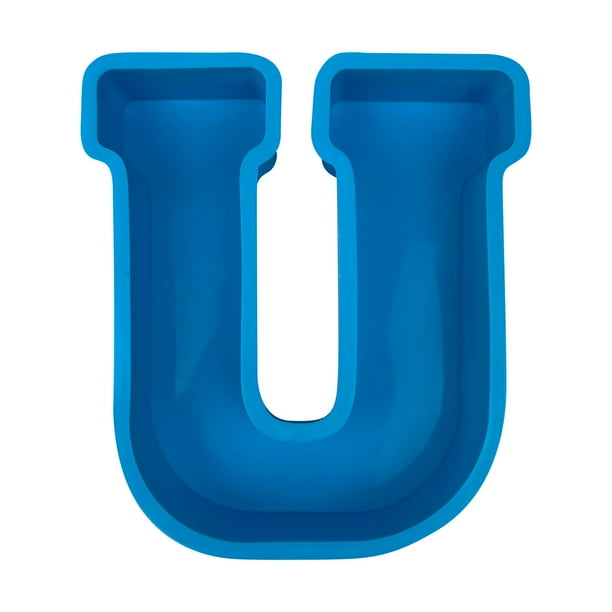 Moldes para hornear, molde para pasteles, molde para hornear pasteles con letras del alfabeto, molde para hornear de silicona con letras del alfabeto en 3D en inglés