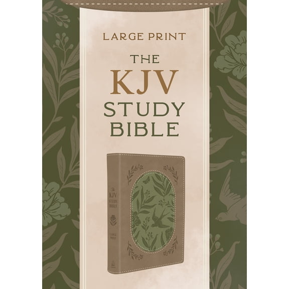 KJV Study Bible The KJV Study Bible, Large Print [Olive Branches], (Hardcover)