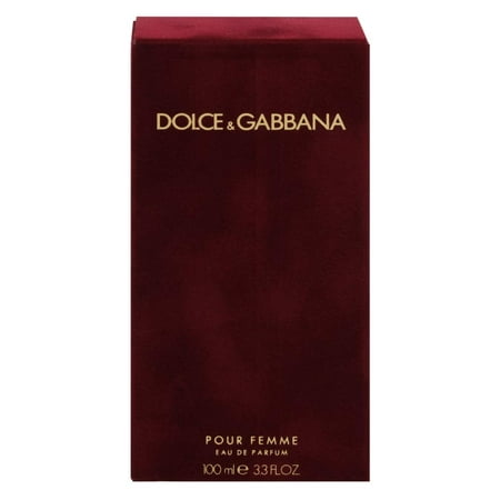 Dolce and Gabbana Pour Femme Eau de Parfum Spray for Women, 3.3 Ounce