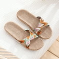 thumbnail image 2 of JeashCHAT Women's Fashion Slippers Summer Beach Shoes Non-Slip Indoor House Slippers Casual Slides Slip On Flat Sandals, 2 of 5