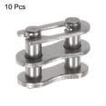 thumbnail image 3 of Uxcell 10Pack #35 Chain Master Connector Link Roller 3/8" Pitch Stainless Steel for 06C Chain, 3 of 6