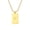 Gold Aries, variant on PAMTIER Men's Women's Stainless Steel Personality Amulet 12 Constellation Simple Temperament Birthday Necklace Gemini