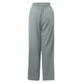 thumbnail image 7 of Kiplyki Wide Leg Pants Women Color Elastic High Waist Linen Pant Trouser, 7 of 7