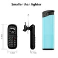 thumbnail image 2 of Mini teléfono móvil Bluetooth Gsm Dialer Bm70 liwang, 2 of 5