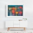 thumbnail image 3 of Downtown in the Rain 3 - Photography Abstract Moody Modern Art Nightlife White Framed Wall Art Print 24 x 36 inches, 3 of 4