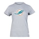 thumbnail image 1 of NFL Playera Aficionado Básica Miami Dolphins Gris para Mujer, Talla Chica, 1 of 5