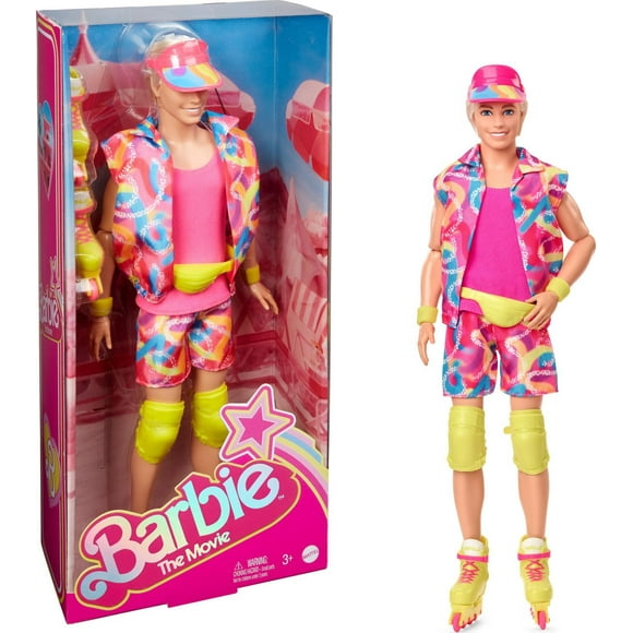 Barbie The Movie Collectible Ken Doll in Inline Skating Outfit, Ages 3+