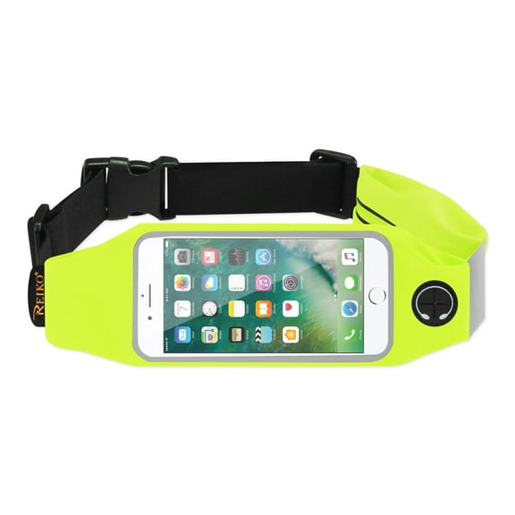 Running Sport Belt For Iphone 7/ 6/ 6s Or 5 Inches Device With Two Pockets In Green (5x5 Inches)