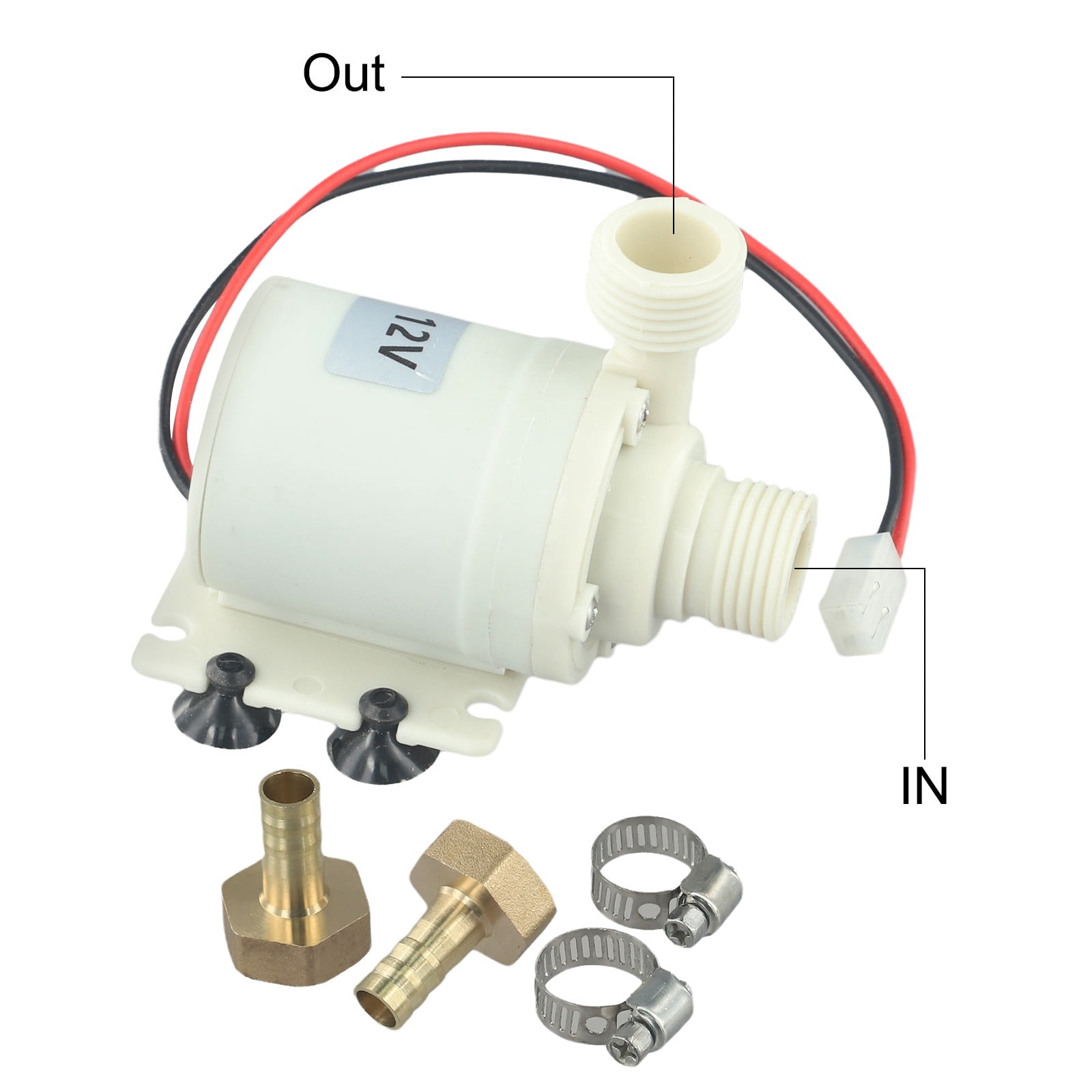 12V Dc Quiet Solar Hot Water Circulation Pump High Quality Coupler