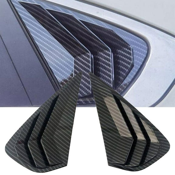 CENL For Kia Forte 2019-2022 Side Glass Louver Shutter Cover Trim 2Pcs