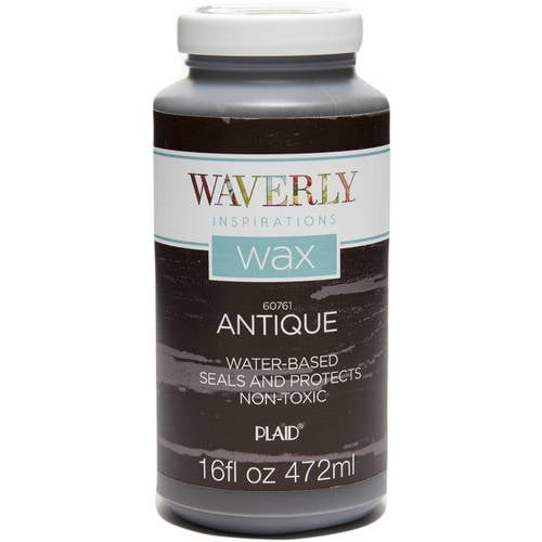Chalk paint with antiquing wax. Waverly chalk paint