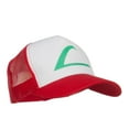 thumbnail image 6 of Ash Ketchum League Expo Embroidered Mesh Cap - White Red OSFM, 6 of 6