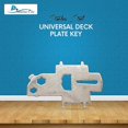 thumbnail image 2 of MARINE CITY Universal Deck Plate Key, 304 Grade Stainless Steel, Bottle Opener, Shackle Key, Screwdriver, Hex Nuts, Matte Finish, Durable, for Boats Pack of 1, 2 of 7