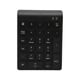 thumbnail image 1 of Teclado numérico inalámbrico Bluetooth de 27 teclas, color negro, con transferencia rápida de datos, compatible con teclas de acceso directo para portátiles y tabletas, 1 of 10