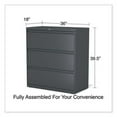 thumbnail image 5 of Alera Lateral File, 3 Legal/Letter/A4/A5-Size File Drawers, Charcoal, 36" x 18.63" x 40.25", 5 of 7