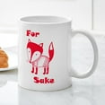 thumbnail image 5 of CafePress - For Fox Sake Mugs - 11 oz Ceramic Mug - Novelty Coffee Tea Cup, 5 of 6