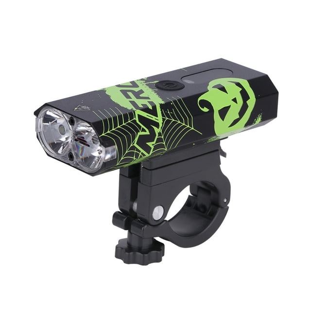 Luz delantera para bicicleta Greeniant USB alta visibilidad Ciclismo Negro