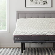 Lucid Advanced Power Adjustable Bed Base with Wireless Remote, USB Ports, Adjustable Head and Foot Incline, Full