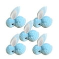 thumbnail image 2 of Offres du Cyber_lundi! Offres du Vendredi_noir 50 % de Rabais Clair! Byikun 5 Pcs Décoration de Pâques Mini Lapin Poupée Lapin de Pâques Jouet Cadeau, 2 of 7