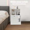 thumbnail image 2 of 2 Drawers Bedroom Bedside Cabinet Furniture Nightstand Side Table Bedside Table, 2 of 24