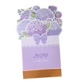 thumbnail image 4 of Calendario de escritorio 2024 con base de madera y adornos de Año Nuevo. Calendario mensual de escritorio. Violeta, 4 of 9