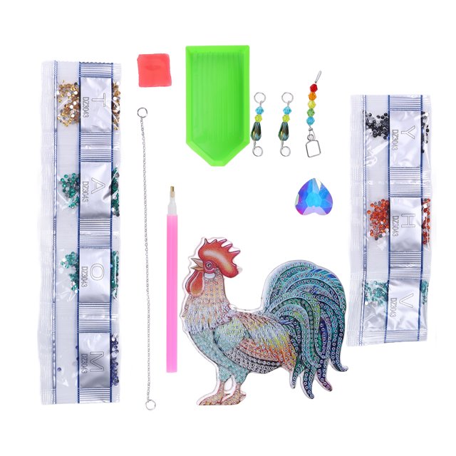 Rhinestone Art, Simple Operation Fine Workmanship Small Volume Light Weight Rhinestone Painting For Outdoors Garden For Home