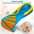 thumbnail image 2 of Silicone Non-Slip Gel Soft Sport Shoe Insole Massaging Orthopedic Insoles Foot Care For Feet Shoes Sole Shock Absorption Pad New, 2 of 10