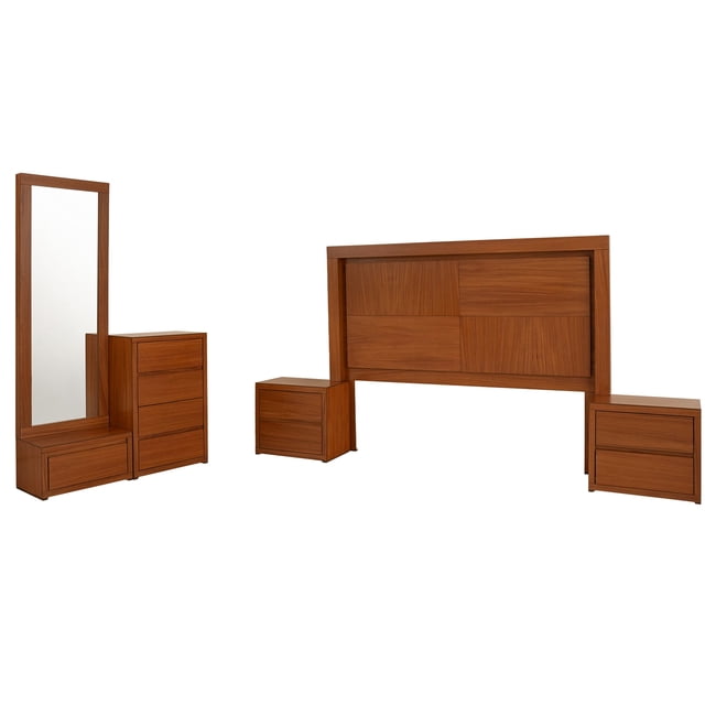 Recamara KS 5 Piezas Turquia Parota - Kessa Muebles
