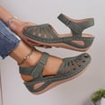 thumbnail image 4 of Orthopedic Closed Toe Sandals for Women 2026 Wedge with Arch Support Adjustable Ankle Strap Sandals Wedges Summer Dressy Platform Casual Comfortable Wide Width Hollow out Walking Shoes, 36, 4 of 8