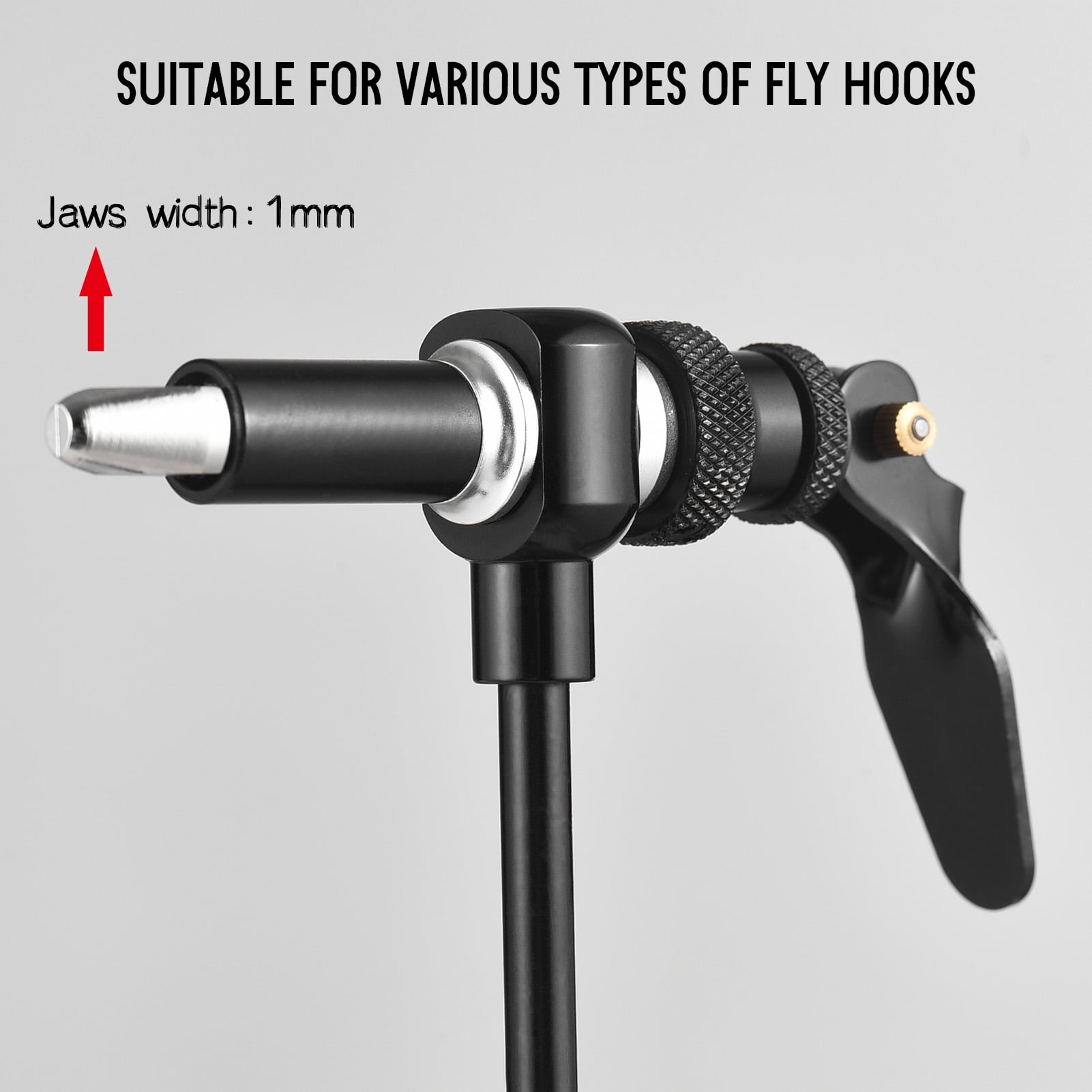 Maker Fly Tying Vise Tool Safety Holding Fishing Hook C-clamp Tying Vise Fly Fishing Tool Kit
