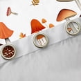 thumbnail image 4 of jejeloiu Brown Mushroom Blackout Curtains Set of 2 (52x84 Each),Natural Plant Window Curtains,Rustic Flower Floral Curtains and Drapes For Child,Super Cozy Room Decor, 4 of 6