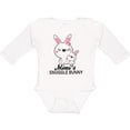thumbnail image 3 of Inktastic Mimis Snuggle Bunny Easter Girls Long Sleeve Baby Bodysuit, 3 of 5