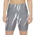 thumbnail image 3 of Effete Feline Claw Marks Scratch Women Workout Shorts (AOP), 3 of 9