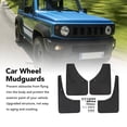 thumbnail image 4 of Guardabarros de Las Ruedas de Automóvil, Aletas de Barro de Ajuste Sin Costuras negras A Prueba de Amortiguadores establecidos para Jimny 2019 A 2023 A 2023, 4 of 7