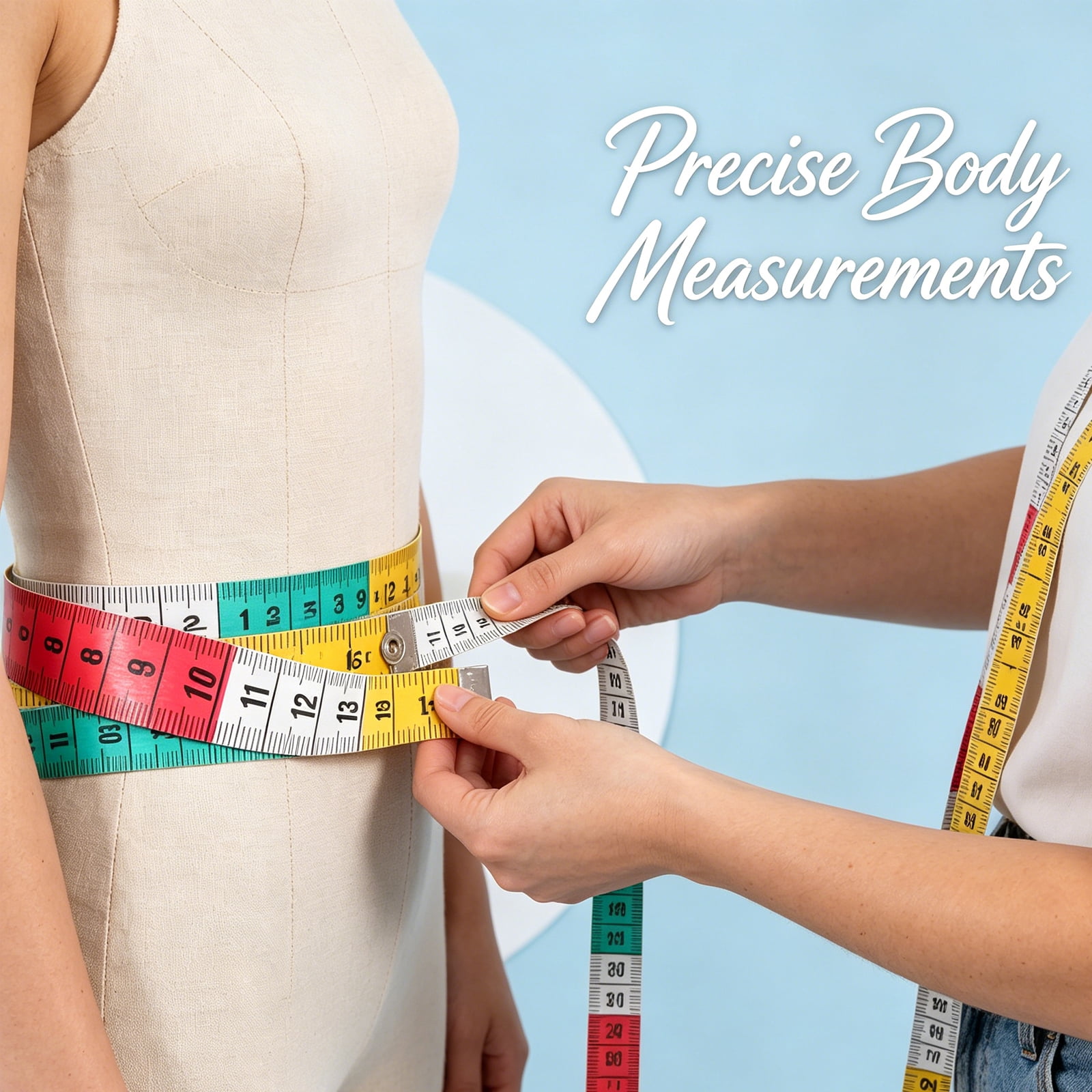 Soft Measuring Tape for Body & Sewing, Dual Scale Tailor Tape Measure,60in/150cm