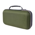 thumbnail image 1 of Estuche de para micrófono, verde, ligero, con cierre de cremallera y divisor extraíble, resistente bolsa de transporte para fiestas y viajes., 1 of 9