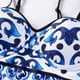 thumbnail image 2 of Traje de baño de una pieza con estampado de porcelana azul y blanca para mujer, 2 of 5