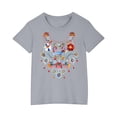 thumbnail image 4 of HVOBBTY T-shirt Décontracté à Manches Courtes pour Tout-Petits, T-shirt Mode à Col Rond Imprimé pour Garçons, Gris, 5 Ans, 4 of 4
