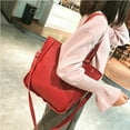thumbnail image 3 of 4pcs Women Leather Handbag Shoulder Bags Tote Purse Card Holder Set, 3 of 5