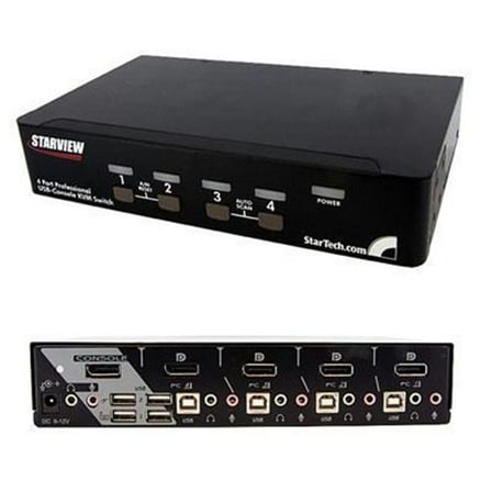 4-Port Usb Displayport Kvm