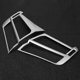 thumbnail image 3 of Embellecedor de marco de ventilación de salida de aire acondicionado de coche, 2 uds., para BMW X5 X6 F15 F16 14-18 (cromado), 3 of 8