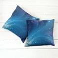 thumbnail image 6 of Ambesonne Blue Throw Pillow Cover 2 Pack, Streaming Stars on Cyberspace, 24", Sky Blue Royal Blue, 6 of 7