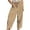 Khaki, variant on Women’s Corduroy Pants Baggy Wide Leg Pants Casual Elastic Waisted Palazzo Harem Pants with Pockets Sky Blue XL