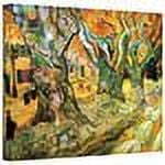 Vincent Van Gogh "The Road Menders" Wrapped Canvas Art