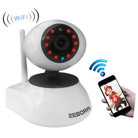 Zebora 960P Remote Controlled Internet WiFi Wireless Network/IP Camera for Surveillance, Home Security, Pet, Nanny and Baby Monitor with Motion Detection,Two-way Audio and Night