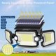thumbnail image 2 of Outdoor Solar Lamp with Solar Panel, 2 Motion Sensor Security Light, 7300LM 305 LED Outdoor Solar Floodlight Spot Lighting for Garden Yard Garage Path, 2 of 5