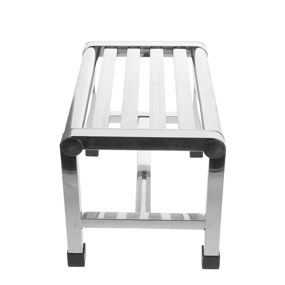 Silla de ducha: taburete de baño para ducha interior, banco antideslizante, taburete de bañera con patas de acero inoxidable para personas mayores y niños que se lavan las manos.